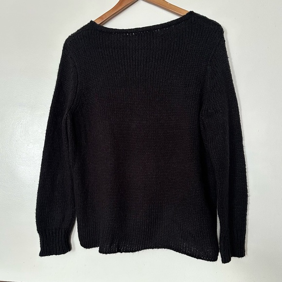 Wooden Ships Dog Mom And Heart V-Neck Sweater Size XS / SMALL - Picture 3 of 9